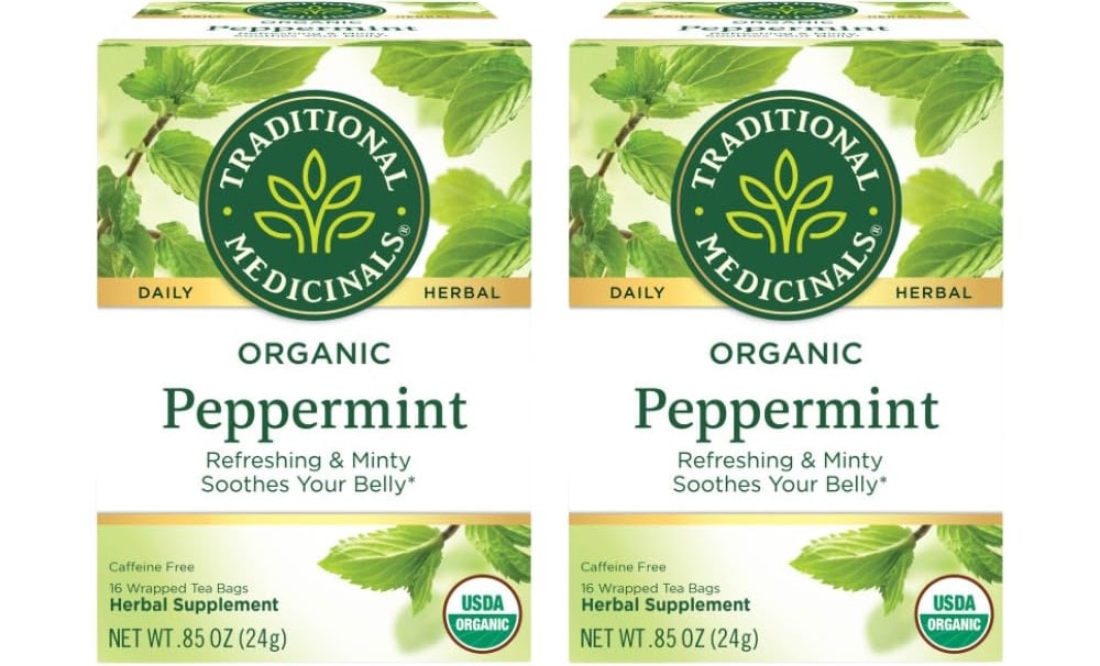 organic peppermint tea
