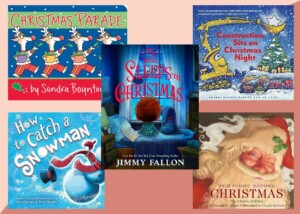 Collage of the best Christmas books for kids