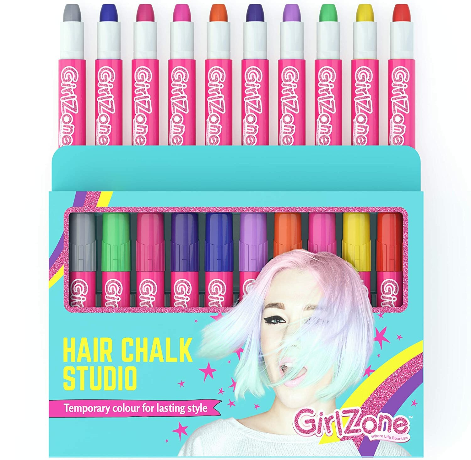 hair chalk set for girls from GirlZon