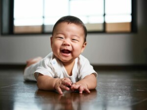 Japanese baby six months old