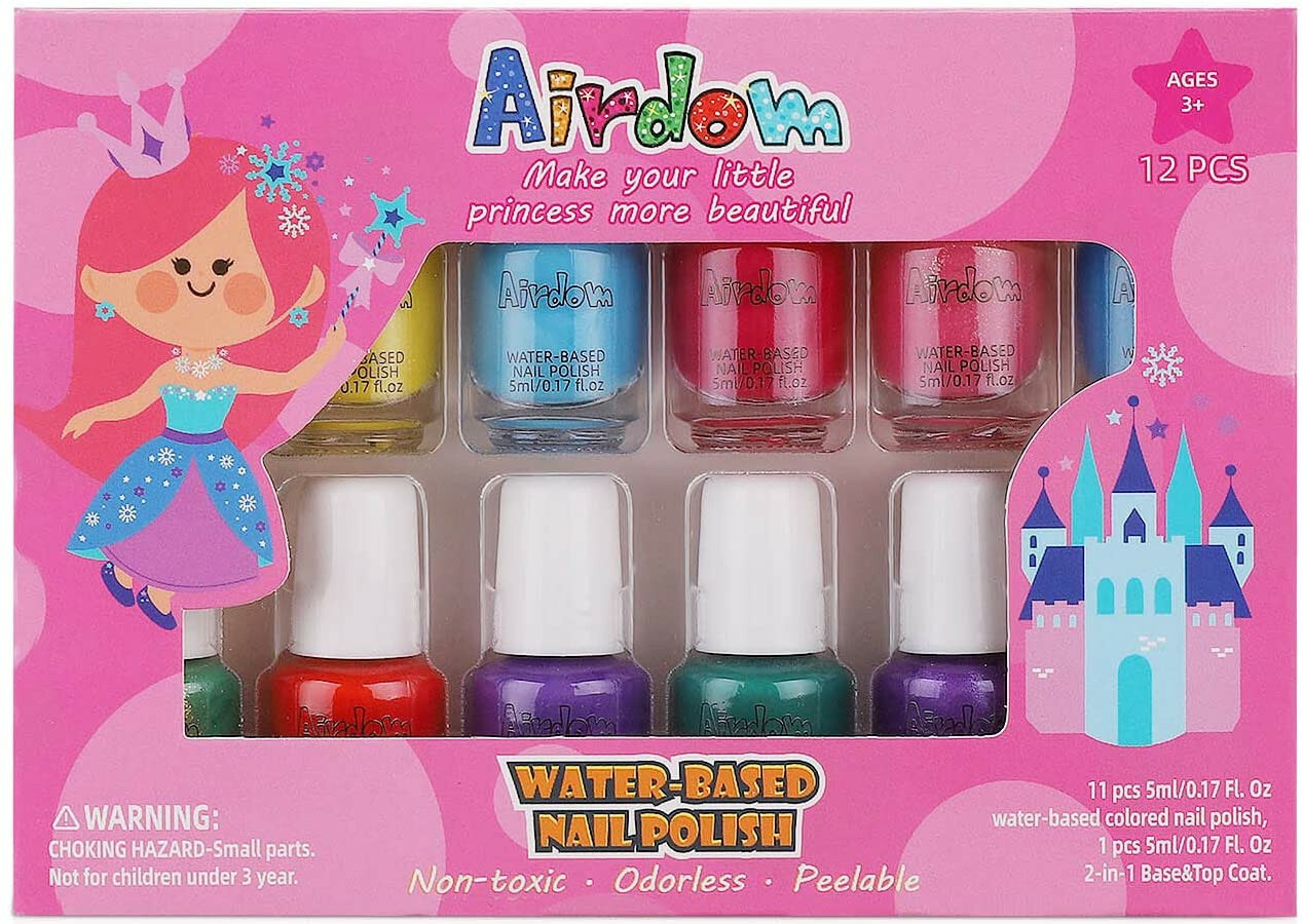 non-toxic kids nail polish set from Airdom.