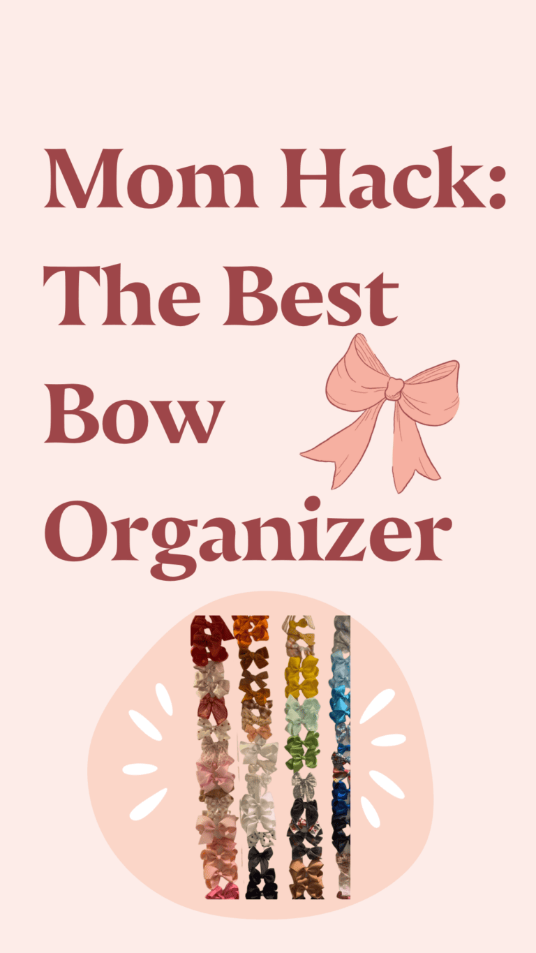 Mom Hack: The Best Bow Organizer